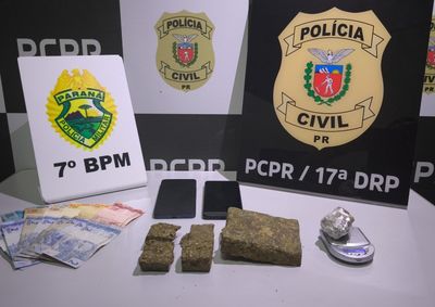 A&ccedil;&atilde;o conjunta das pol&iacute;cias Civil e Militar ocorreu ap&oacute;s den&uacute;ncias an&ocirc;nimas sobre tr&aacute;fico em um im&oacute;vel do munic&iacute;pio.
