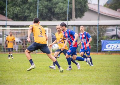 Equipe douradinense abriu o placar com Safira, mas Para&iacute;so do Norte reagiu no segundo tempo e venceu por 2 a 1 no jogo de  semifinal da Liga de Paranava&iacute;
