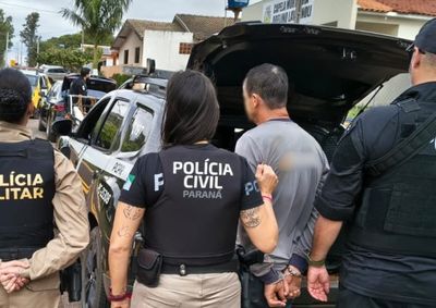 Mandado de pris&atilde;o preventiva foi expedido pela Justi&ccedil;a de Arauc&aacute;ria; suspeito foi localizado ap&oacute;s a&ccedil;&atilde;o integrada das pol&iacute;cias Civil e Militar