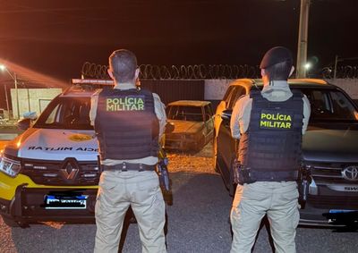 Equipe de Icara&iacute;ma montou bloqueio e contou com apoio da PRF e do Ex&eacute;rcito; adolescente foi apreendido ap&oacute;s abandonar o ve&iacute;culo na mata.