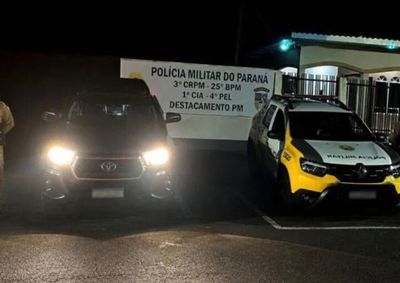 Caminhonete seguia em dire&ccedil;&atilde;o &agrave; regi&atilde;o de fronteira e era conduzida por um adolescente de 14 anos, que j&aacute; possu&iacute;a um mandado de busca e apreens&atilde;o em aberto