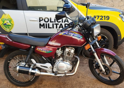 Fiscaliza&ccedil;&atilde;o constatou diversas irregularidades e motocicleta foi recolhida ao p&aacute;tio para posterior encaminhamento ao Detran