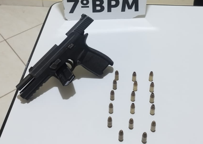 Condutor de 31 anos foi abordado ap&oacute;s policiais visualizarem um ve&iacute;culo em alta velocidade na regi&atilde;o central do munic&iacute;pio