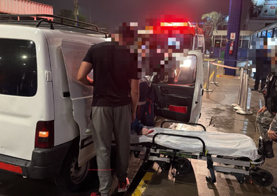 Gestante argentina entrou em trabalho de parto durante a travessia da fronteira. M&atilde;e e rec&eacute;m-nascido passam bem.