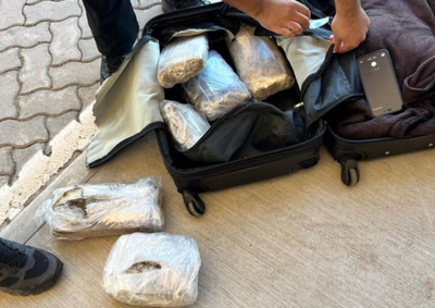 Cerca de 10 kg de maconha estavam na mala de passageiro paraguaio em &ocirc;nibus que fazia a linha Assun&ccedil;&atilde;o-S&atilde;o Paulo nesta sexta-feira (21).