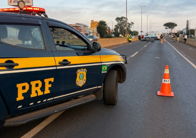 Crime aconteceu no viaduto da Avenida Costa e Silva e provocou lentid&atilde;o no tr&acirc;nsito durante a manh&atilde; desta sexta-feira (14).