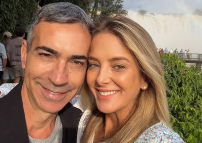 Apresentador do Jornal Nacional compartilhou momentos ao lado de Ticiane Pinheiro e das filhas durante passeio em Foz do Igua&ccedil;u.