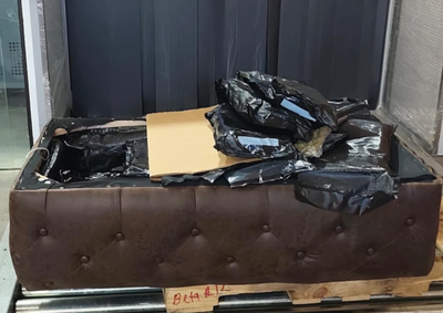 Carga avaliada em US$ 250 mil teria como destino final o Brasil e foi interceptada no Aeroporto Guarani, em Minga Guaz&uacute;.