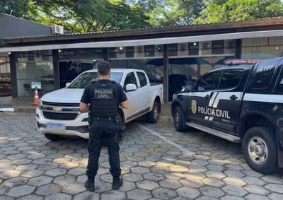Segundo a Pol&iacute;cia Civil, ve&iacute;culo havia sido levado ao Paraguai, e o registro falso seria usado para enganar a locadora e evitar responsabilidades.