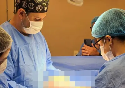Forma&ccedil;&atilde;o tinha 30 cent&iacute;metros de di&acirc;metro. Segundo o hospital de Presidente Franco, a cirurgia ocorreu sem complica&ccedil;&otilde;es.
