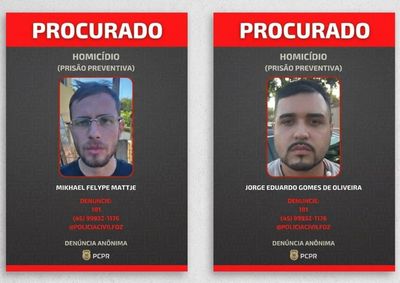 Homens de 26 e 25 anos t&ecirc;m pris&atilde;o preventiva decretada por crime no Jardim S&atilde;o Paulo. Pol&iacute;cia pede ajuda para localiz&aacute;-los e recebe den&uacute;ncias an&ocirc;nimas.