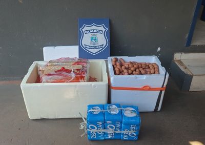 Material foi encontrado ap&oacute;s den&uacute;ncia; um paraguaio de 23 anos acabou detido durante a ocorr&ecirc;ncia.