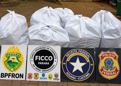 Apreens&otilde;es aconteceram durante fiscaliza&ccedil;&otilde;es em um dep&oacute;sito em Foz do Igua&ccedil;u e em um caminh&atilde;o na regi&atilde;o.