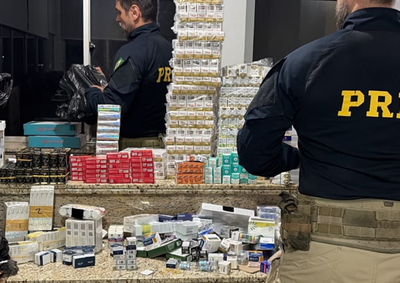 Motorista de 45 anos foi preso em Santa Terezinha de Itaipu. Produtos trazidos do Paraguai seriam levados para Sorocaba, no interior de S&atilde;o Paulo.