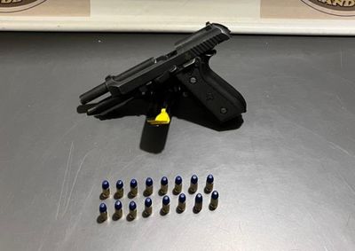 Autor estava com uma pistola 9mm e 16 muni&ccedil;&otilde;es intactas.