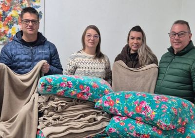 Itens entregues pela Rede Laghetto de Hot&eacute;is, proporcionar&atilde;o mais conforto e acolhimento aos pacientes que recebem medica&ccedil;&otilde;es nas UBS's durante o frio.