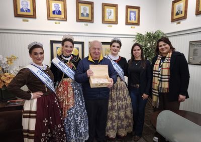 Rainha e Princesas convidaram os Munic&iacute;pios para participarem dos eventos na cidade mais acolhedora do Rio Grande do Sul.