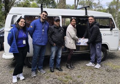 Os donativos foram repassados para entidades assistenciais de Canela e Gramado.