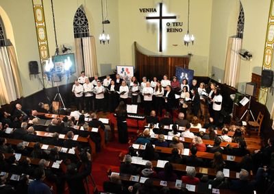 Com a participa&ccedil;&atilde;o de nove grupos vocais do munic&iacute;pio, evento destacou a tradi&ccedil;&atilde;o do canto coral e a preserva&ccedil;&atilde;o do patrim&ocirc;nio cultural do Munic&iacute;pio.
