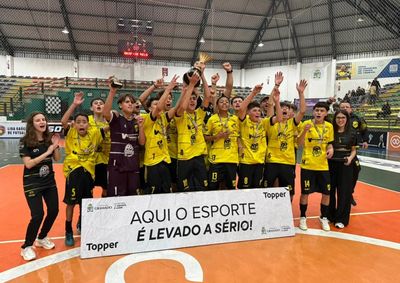 As decis&otilde;es encerraram a competi&ccedil;&atilde;o com os t&iacute;tulos de CER Jardim, no Sub-15, e De Melo Futsal, no Sub-17.