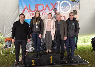 Evento realizado pelo Audax Eventos Esportivos desafiou os participantes com vales, morros e trilhas que caracterizam o interior do munic&iacute;pio.