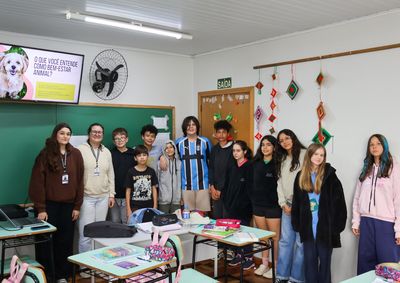 A&ccedil;&atilde;o marcou a semana do Dia Mundial dos Animais com orienta&ccedil;&otilde;es sobre posse respons&aacute;vel e sa&uacute;de animal.