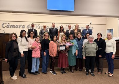 Homenagem foi entregue durante a 6&ordf; Sess&atilde;o Solene da C&acirc;mara Municipal de Gramado, realizada nea ter&ccedil;a-feira (6).