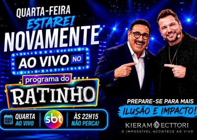 Artista promete show de ilus&atilde;o e impacto ao vivo na noite desta quarta-feira (15)