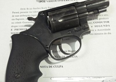 Arma com numera&ccedil;&atilde;o raspada foi apreendida e suspeito confessou o crime