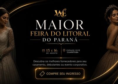 Evento para noivas e debutantes acontece nos dias 15 e 16 no Espa&ccedil;o Ripz.