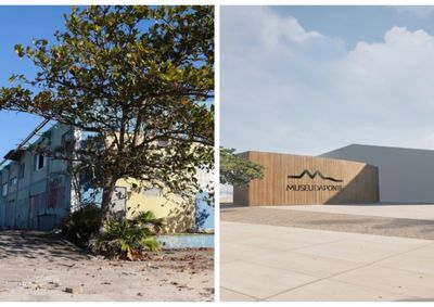 Espa&ccedil;o, cujas obras j&aacute; ultrapassam 52% de execu&ccedil;&atilde;o, vai reunir a mem&oacute;ria da constru&ccedil;&atilde;o da ponte, a cultura cai&ccedil;ara e atividades educativas