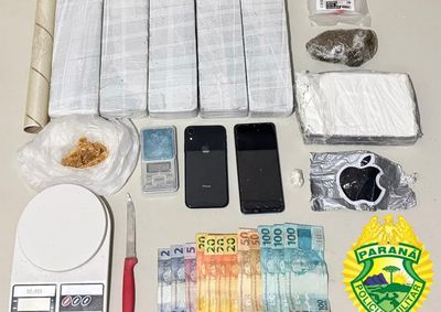 Opera&ccedil;&atilde;o em Siqueira Campos resultou na pris&atilde;o de um homem, apreens&atilde;o de uma adolescente e retirada de coca&iacute;na, maconha e crack de circula&ccedil;&atilde;o.