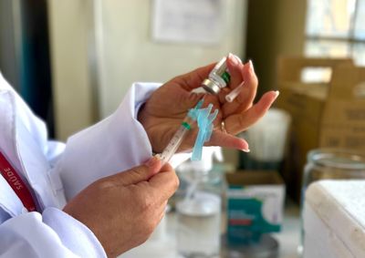 At&eacute; o dia 24 de maio, Taquara contabilizou 7.470 doses aplicadas, o que representa 33,26% da meta estipulada pelo Minist&eacute;rio da Sa&uacute;de.