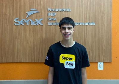 Estudante do T&eacute;cnico em Desenvolvimento de Sistemas conquistou vaga nas semifinais estaduais da competi&ccedil;&atilde;o de ingl&ecirc;s promovida pelo Senac-RS.