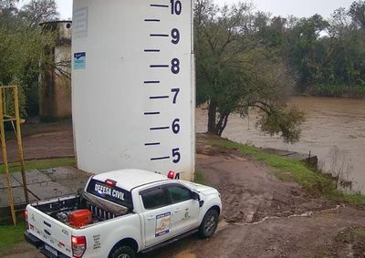 &Uacute;ltimo monitoramento que ocorreu as 19h30 desta ter&ccedil;a-feira (21), aponta n&iacute;veis de 3,20 metros no Rio dos Sinos e 2,46 metros no Rio Paranhana.