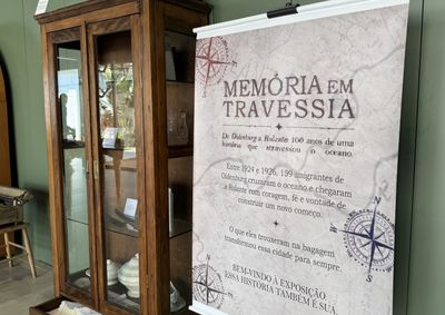Exposi&ccedil;&atilde;o "Mem&oacute;ria em Travessia" re&uacute;ne objetos guardados por quatro gera&ccedil;&otilde;es para celebrar o centen&aacute;rio da chegada de imigrantes alem&atilde;es ao munic&iacute;pio.