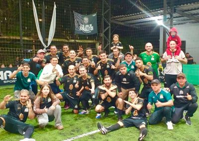 Equipe marcou quatro gols na decis&atilde;o e garantiu vaga no Gauch&atilde;o de Futebol 7, que come&ccedil;a em novembro.