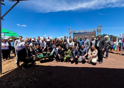 Nova sede da Sicredi Caminho das &Aacute;guas ter&aacute; espa&ccedil;os de conviv&ecirc;ncia e &aacute;reas abertas &agrave; comunidade, integrando natureza e desenvolvimento regional.