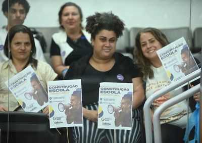 Conv&ecirc;nio de R$ 7,3 milh&otilde;es garante a continuidade da constru&ccedil;&atilde;o da nova sede da Escola Estadual Joaquim Elizi&aacute;rio.