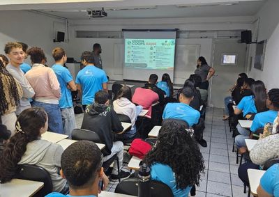Evento com a Rede Cidad&atilde; reuniu 78 aprendizes para debater o impacto das a&ccedil;&otilde;es individuais e o desenvolvimento de uma consci&ecirc;ncia socioambiental.