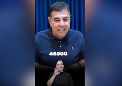 Candidato a deputado estadual insere linguagem de sinais nos materiais audiovisuais e mant&eacute;m foco na sa&uacute;de p&uacute;blica