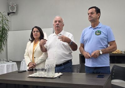 Encontro reuniu autoridades e representantes empresariais; deputada federal &eacute; de Ipatinga e busca novo mandato nas elei&ccedil;&otilde;es deste ano