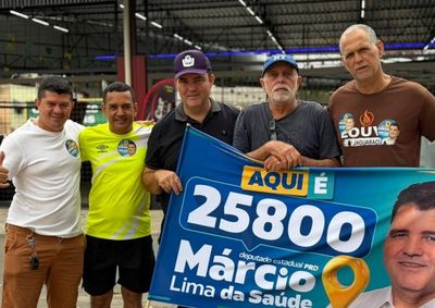 Evento mobilizou prefeitos, vereadores e moradores no centro do munic&iacute;pio, al&eacute;m de a&ccedil;&otilde;es de panfletagem e di&aacute;logo sobre investimentos na sa&uacute;de regional.