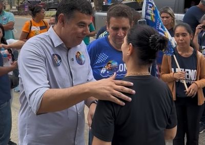Postulantes aos cargos de deputado estadual e federal conversaram com moradores do bairro Cidade Nobre sobre demandas da &aacute;rea da sa&uacute;de p&uacute;blica em Minas.