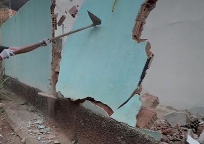Interven&ccedil;&atilde;o na Rua Turim antecede a constru&ccedil;&atilde;o de moradias para 41 fam&iacute;lias afetadas pelas chuvas do in&iacute;cio do ano passado.