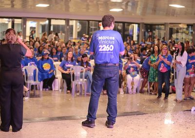 Ato pol&iacute;tico reuniu apoiadoras e lideran&ccedil;as para respaldar a candidatura de Dr. Marcos Vin&iacute;cius &agrave; C&acirc;mara dos Deputados.