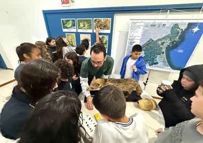 FAACI e Univali unem sala de aula e campo para conectar crian&ccedil;as &agrave; natureza preservada no munic&iacute;pio.