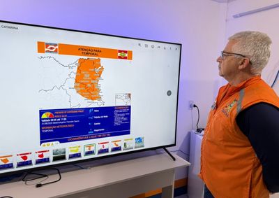 Defesa Civil de Itapema monitora condi&ccedil;&otilde;es clim&aacute;ticas e mant&eacute;m equipes de prontid&atilde;o; sem registros de ocorr&ecirc;ncias graves at&eacute; o momento.