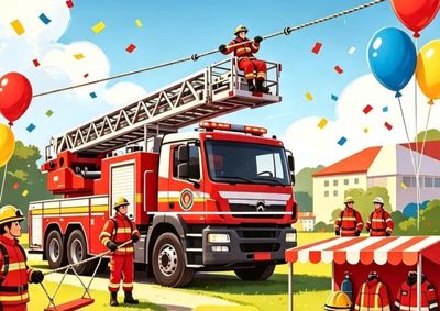 A&ccedil;&atilde;o gratuita na Pra&ccedil;a da Paz comemora os 100 anos da corpora&ccedil;&atilde;o com tirolesa, exposi&ccedil;&atilde;o de equipamentos e c&atilde;es farejadores.