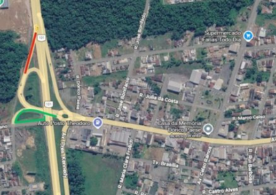 Sa&iacute;da 5, no sentido Sul, ser&aacute; fechada para obras. Motoristas de Itapo&aacute; dever&atilde;o utilizar a Sa&iacute;da 6 como alternativa durante a interven&ccedil;&atilde;o.